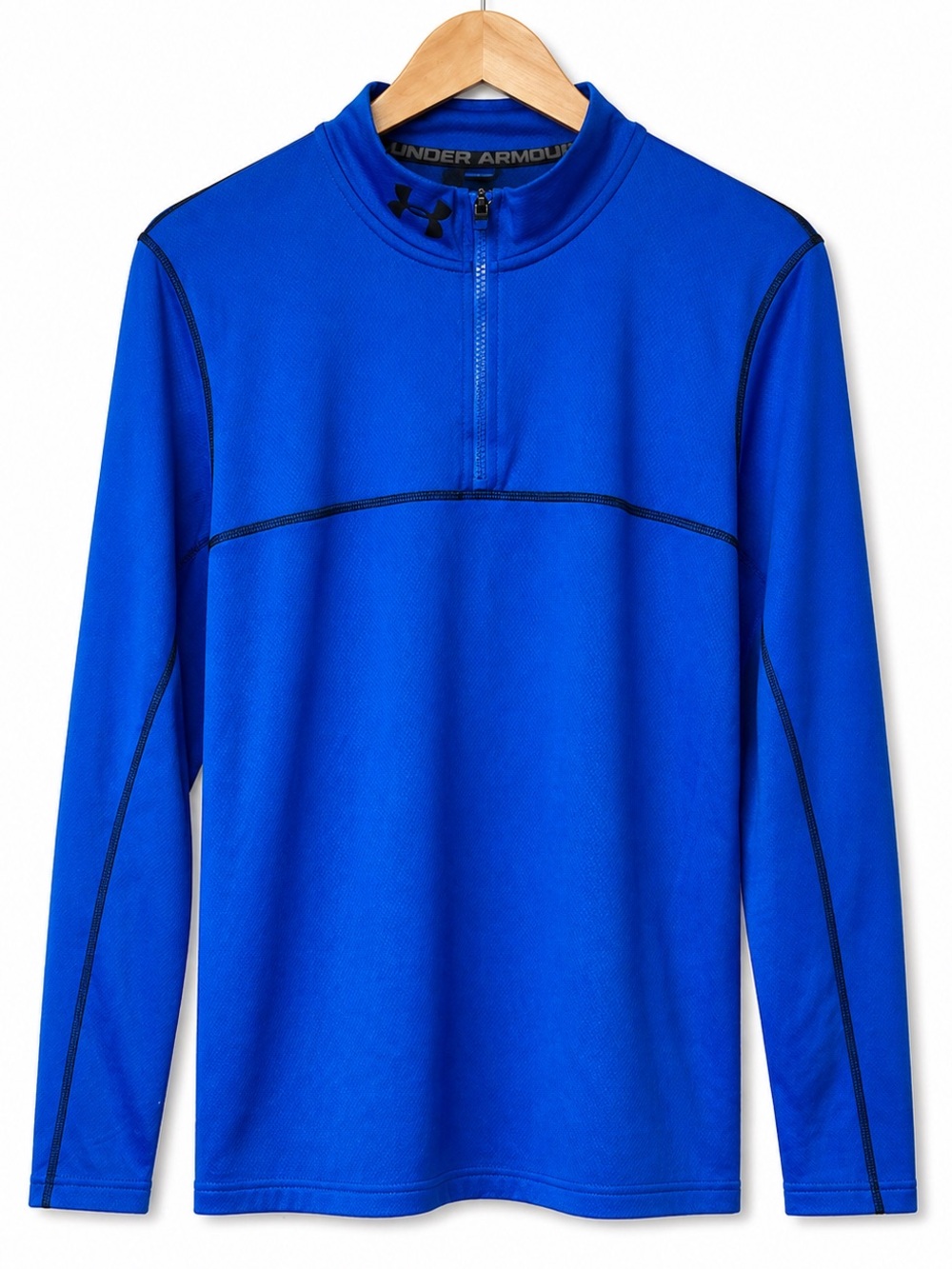 Under Armour ColdGear Fitted 1/4 Zip Pullover‎ Blue Men’s Large